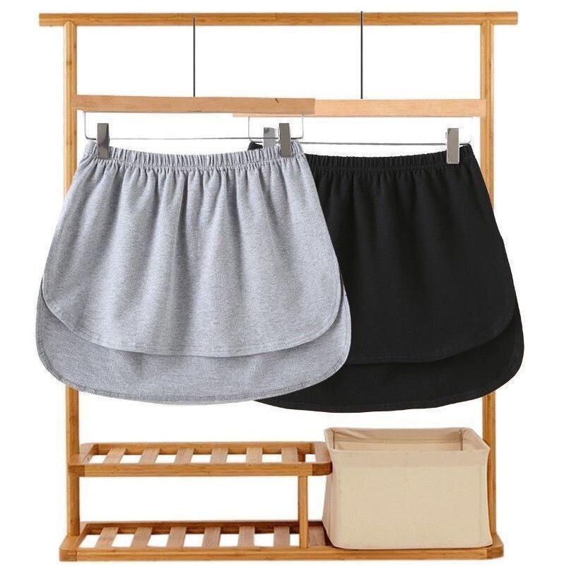 付け裾 つけ裾 レディース 女性 婦人 ファッション小物 スリット ウエストゴム 無地 単色 シンプル ボーダー かわいい おしゃれ カジュアル フェ | plusnao | 01