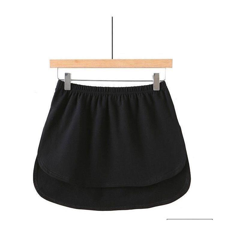 付け裾 つけ裾 レディース 女性 婦人 ファッション小物 スリット ウエストゴム 無地 単色 シンプル ボーダー かわいい おしゃれ カジュアル フェ | plusnao | 04