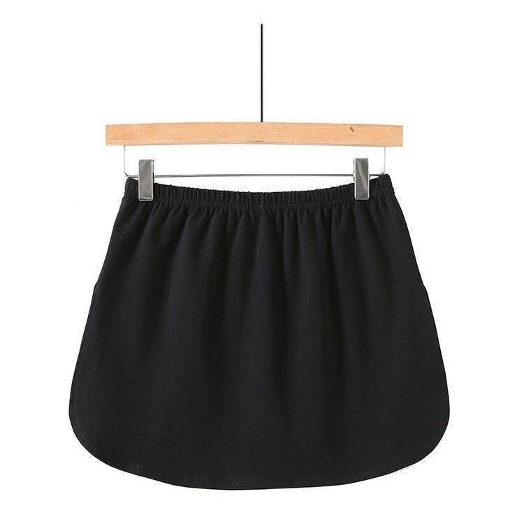 付け裾 つけ裾 レディース 女性 婦人 ファッション小物 スリット ウエストゴム 無地 単色 シンプル ボーダー かわいい おしゃれ カジュアル フェ | plusnao | 05