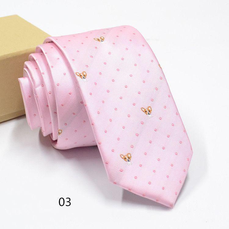 ネクタイ メンズ 男性用 おしゃれ ビジネス 通勤 紳士 スーツ カジュアル ストライプ ドット ペイズリー 犬 柄物 デザイン豊富 ファッション小物 | plusnao | 04