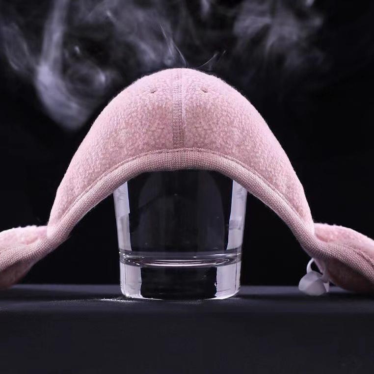 フェイスマスク レディース イヤーマフ 耳あて フェイスカバー フェイスウォーマー ふわふわ フリース シンプル 無地 かわいい おしゃれ あったか | plusnao | 15