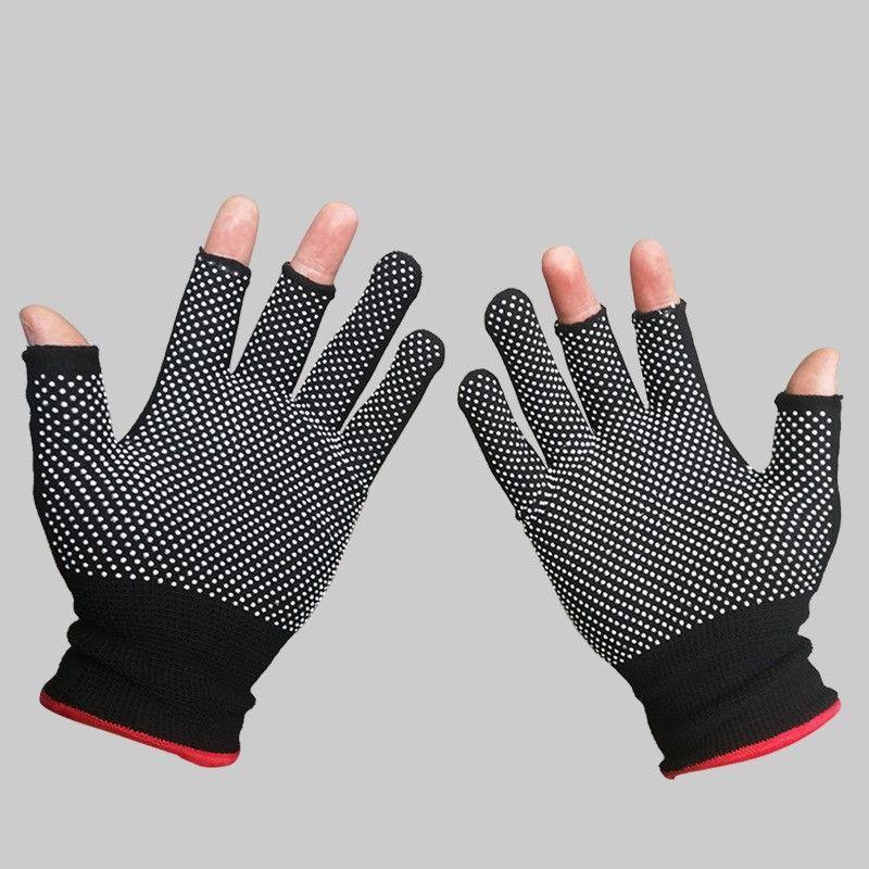 plusnao 手袋 指有り 指無し フィンガーレス グローブ 滑り止め