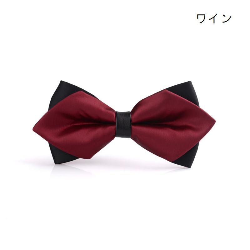 蝶ネクタイ メンズ レディース ユニセックス 結婚式 パーティー 披露宴 礼装 フォーマル 無地 総柄 ペイズリー ドット おしゃれ | plusnao | 14