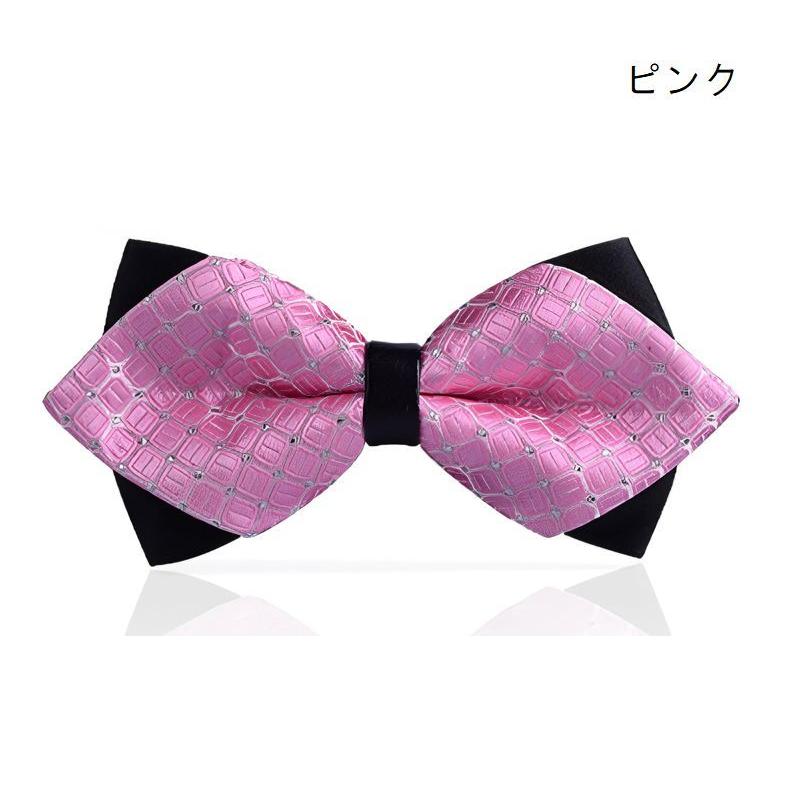 蝶ネクタイ メンズ レディース ユニセックス 結婚式 パーティー 披露宴 礼装 フォーマル 無地 総柄 ペイズリー ドット おしゃれ | plusnao | 15