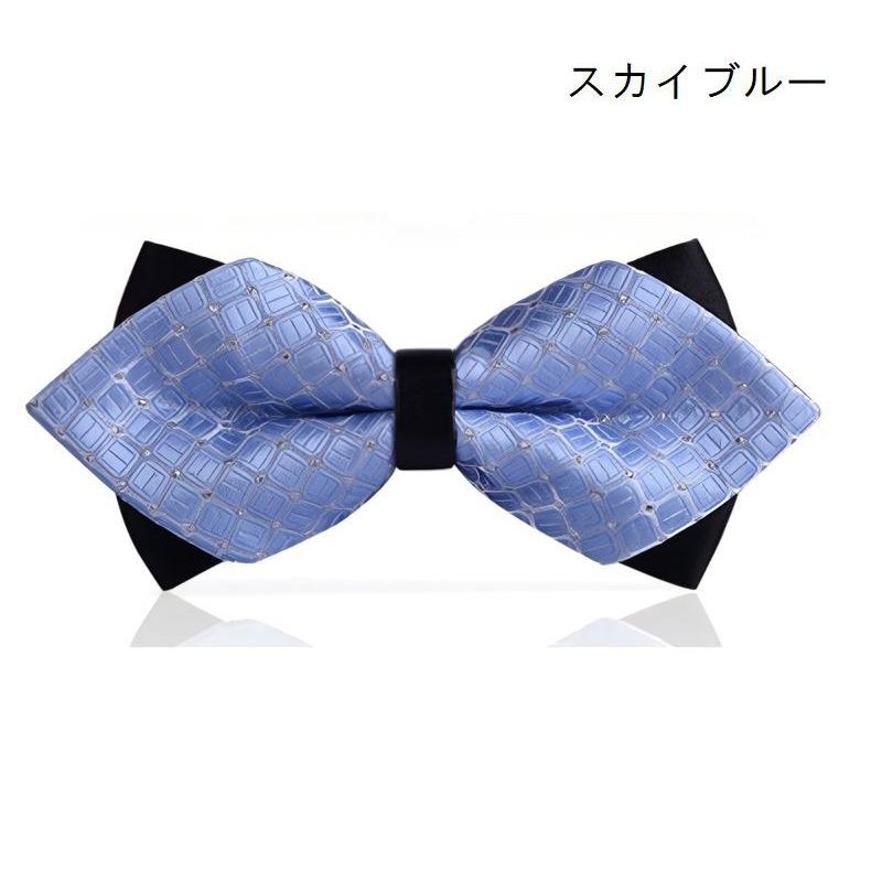 蝶ネクタイ メンズ レディース ユニセックス 結婚式 パーティー 披露宴 礼装 フォーマル 無地 総柄 ペイズリー ドット おしゃれ | plusnao | 16