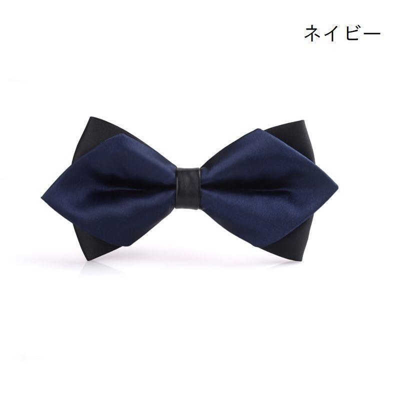 蝶ネクタイ メンズ レディース ユニセックス 結婚式 パーティー 披露宴 礼装 フォーマル 無地 総柄 ペイズリー ドット おしゃれ | plusnao | 17