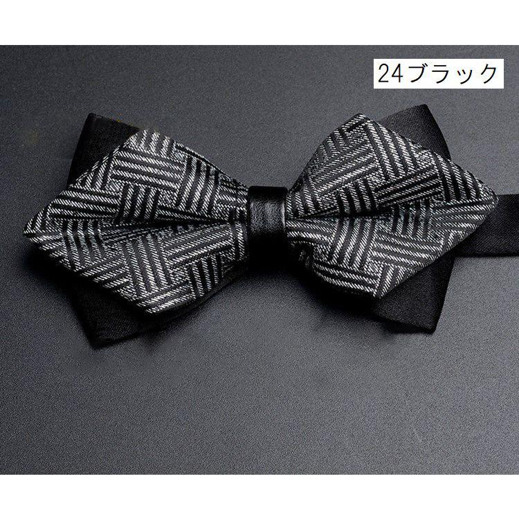 蝶ネクタイ メンズ レディース ユニセックス 結婚式 パーティー 披露宴 礼装 フォーマル 無地 総柄 ペイズリー ドット おしゃれ | plusnao | 06