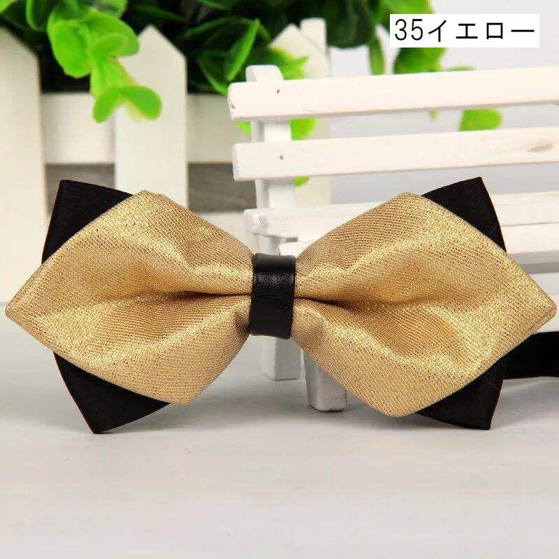 蝶ネクタイ メンズ レディース ユニセックス 結婚式 パーティー 披露宴 礼装 フォーマル 無地 総柄 ペイズリー ドット おしゃれ | plusnao | 09