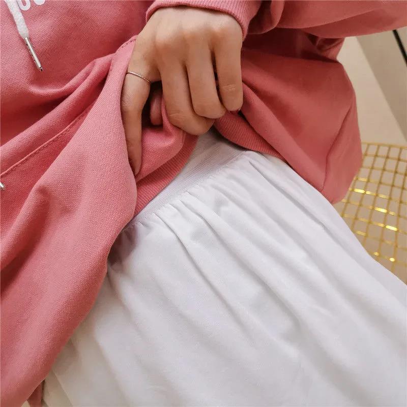 付け裾 つけ裾 レディース 女性 婦人 スリット 重ね着風 ウエストゴム シンプル かわいい おしゃれ フェイクレイヤード 体型カバー | plusnao | 11