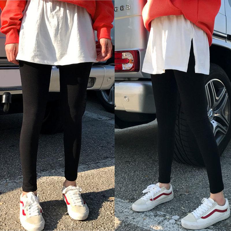 付け裾 つけ裾 レディース 女性 婦人 スリット 重ね着風 ウエストゴム シンプル かわいい おしゃれ フェイクレイヤード 体型カバー | plusnao | 06