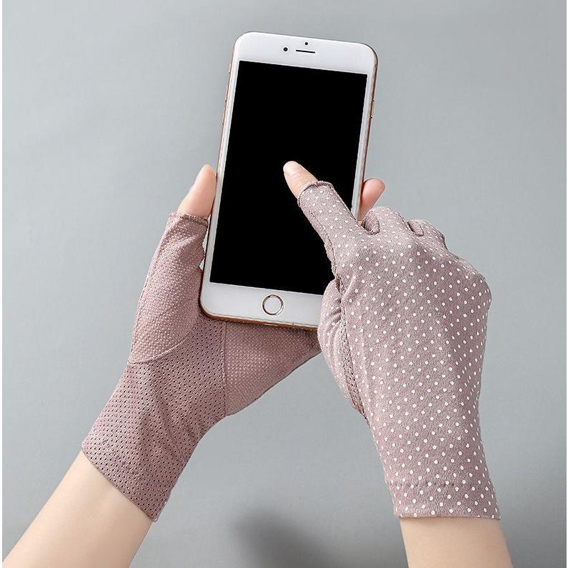 plusnao 手袋 グローブ 指なし フィンガーレス ショート