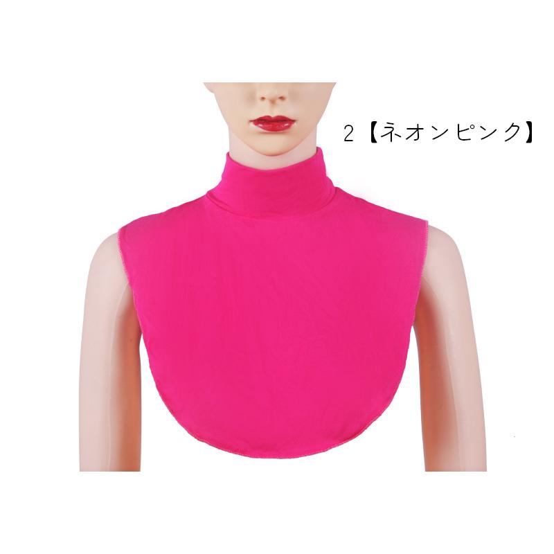 付け襟 フェイクカラー レディース アクセサリー ハイネック グレー ブラック シンプル 無地 コーデ力 カラバリ豊富 | plusnao | 04
