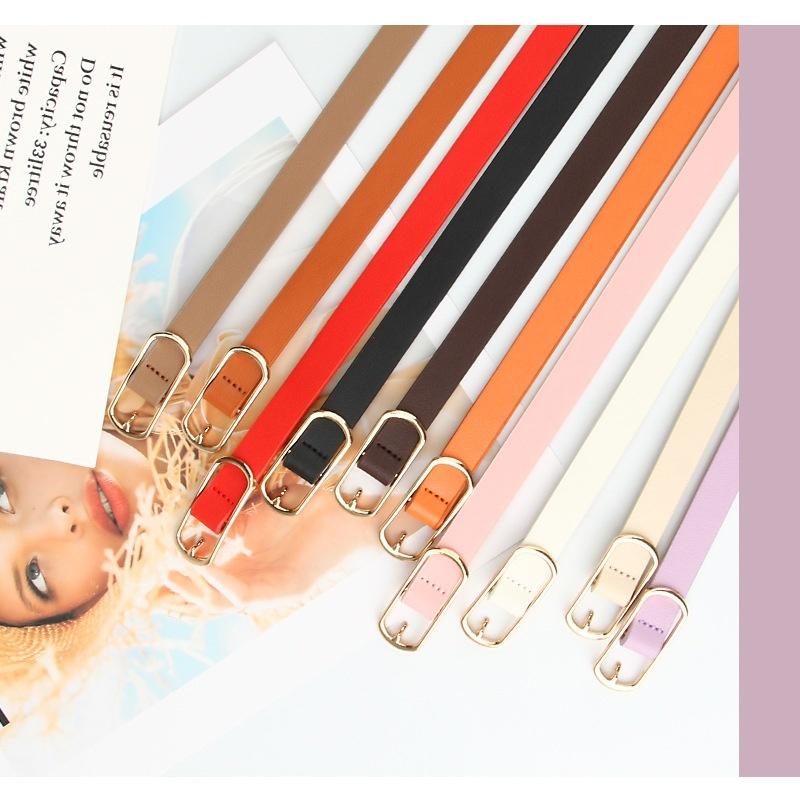 ベルト レディース 女性 婦人 ファッション小物 服飾小物 細ベルト レザー調 シンプル サイズ調節 かわいい おしゃれ カジュアル | plusnao | 04