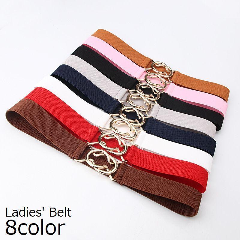 ベルト ゴム ラバー レディース ウエストマーク ハイウエスト 伸縮性 細470円 パーティードレス フリーサイズ メーカー直売 チュニック バックル シンプル ワンピース
