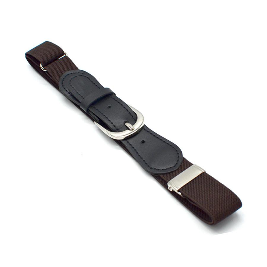 ゴムベルト キッズ 子供用 男の子 女の子 無地 サイズ調整可能 バックル付き 伸縮性 ストレッチ シンプル かっこいい おしゃれ ファッション小物 | plusnao | 02