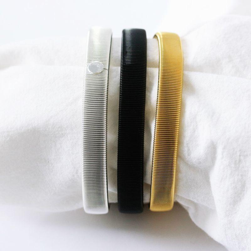 アームバンド アームベルト 金属製 バネ式 単品 1個 メンズ 男性 レディース 女性 ユニセックス 男女兼用 袖丈調節 袖留め 腕まくり 伸びる 伸 | plusnao | 03