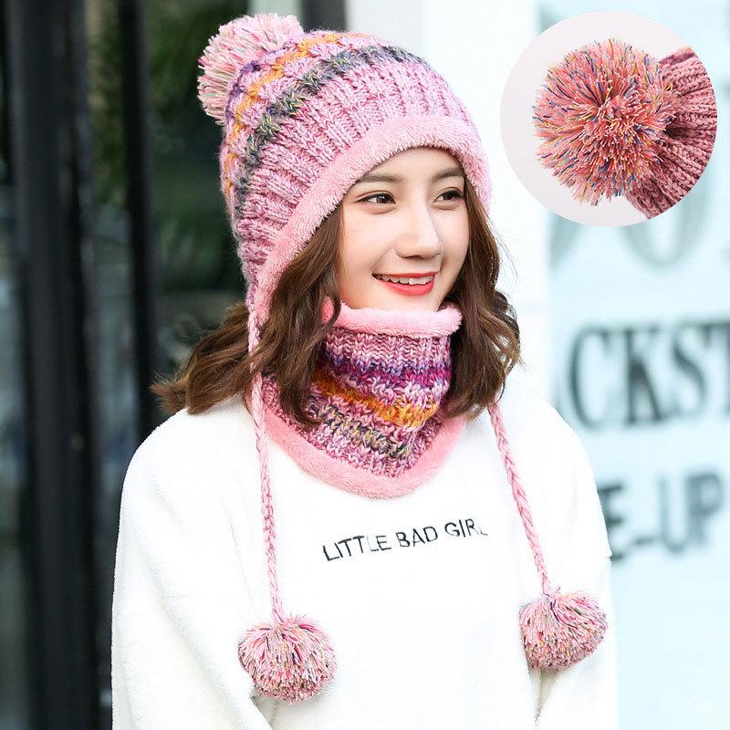 【美品 現行】ヒューゴボス　マフラー　ニット帽　セット BOSS（HUGO BOSS） マフラー ラッセルニット マフラー＆ハット