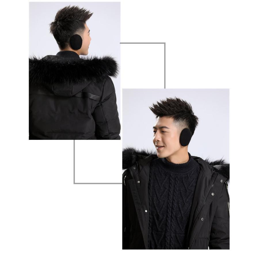 耳あて イヤーマフ 耳カバー イヤーウォーマー 防寒 あったか 暖かい 耳袋 イヤーバッグ コンパクト 防風 保温 男女兼用 ユニセックス メンズ レ | plusnao | 13