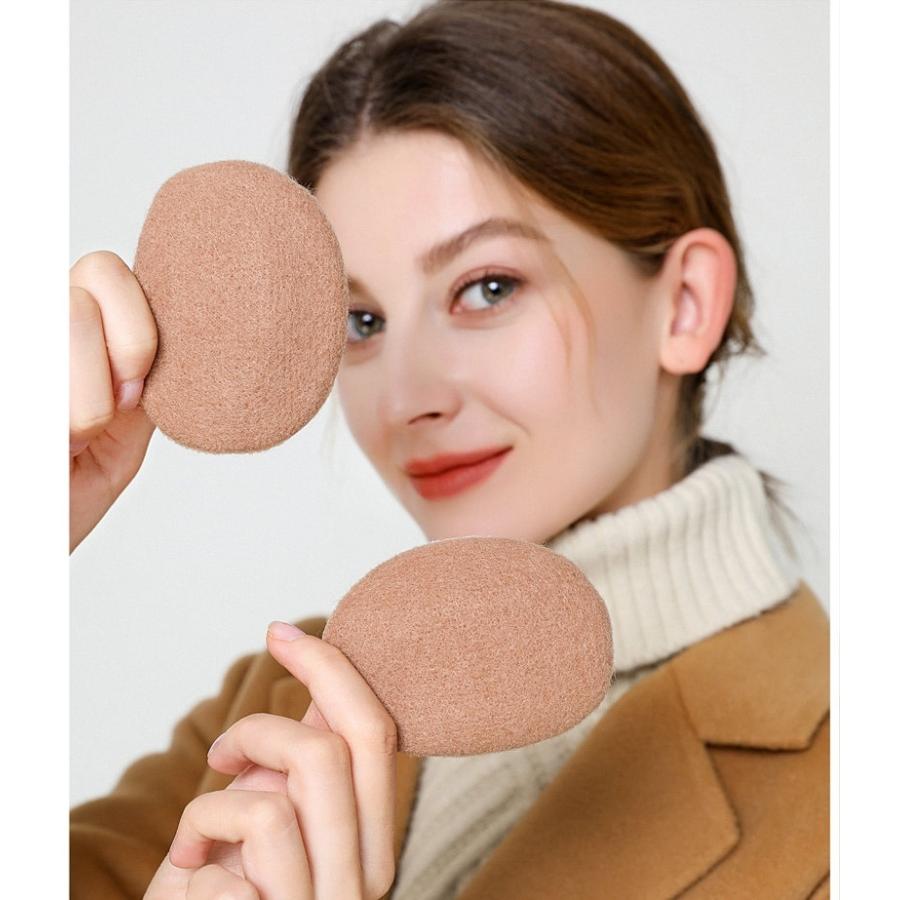 耳あて イヤーマフ 耳カバー イヤーウォーマー 防寒 あったか 暖かい 耳袋 イヤーバッグ コンパクト 防風 保温 男女兼用 ユニセックス メンズ レ | plusnao | 02