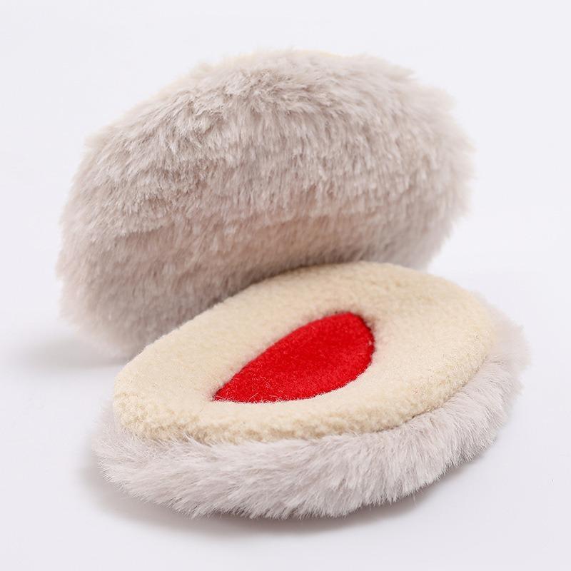 イヤーマフ 男女兼用 フレームレス 耳あて 耳当て 耳カバー イヤーウォーマー ふわふわ もこもこ 防寒 防風 暖かい 保温 冬 | plusnao | 09