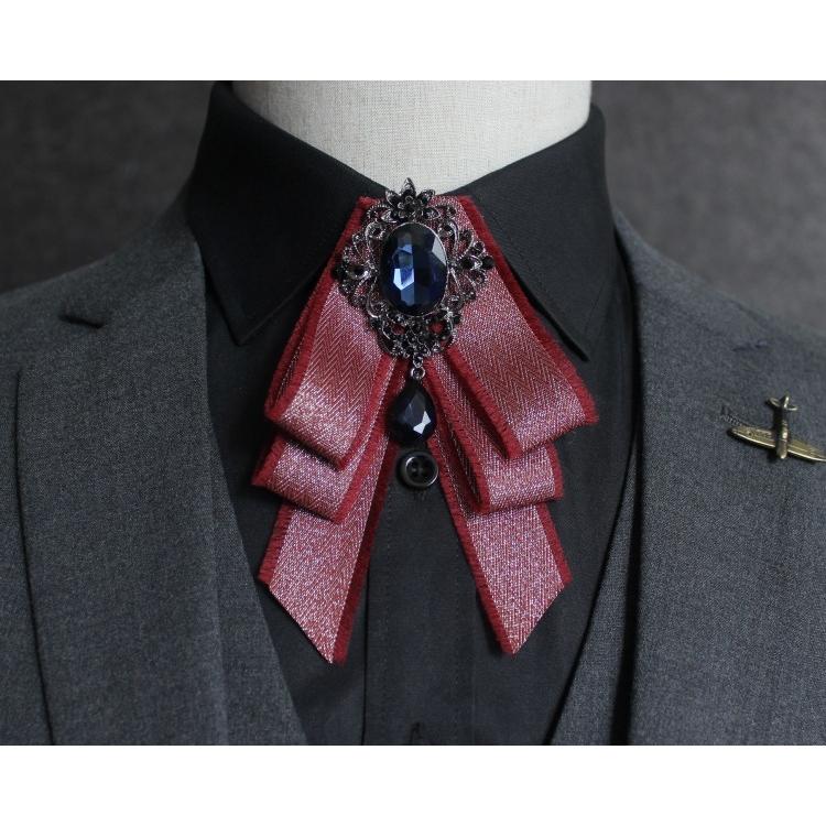 蝶ネクタイ リボンタイ リボン メンズ 男性 レディース 女性 アクセサリー ファッション雑貨 ラインストーン おしゃれ かわいい イベント シャツ | plusnao | 01