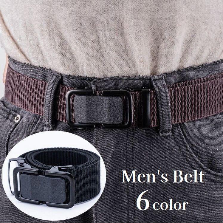 ベルト メンズ 男性用 穴なし 無段階調整 ガチャベルト 作業ベルト ワークベルト ナイロン 長さ調節可能 穴無し カジュアル おしゃれ アウトドア | plusnao