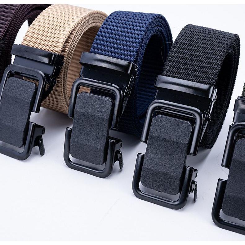 ベルト メンズ 男性用 穴なし 無段階調整 ガチャベルト 作業ベルト ワークベルト ナイロン 長さ調節可能 穴無し カジュアル おしゃれ アウトドア | plusnao | 01