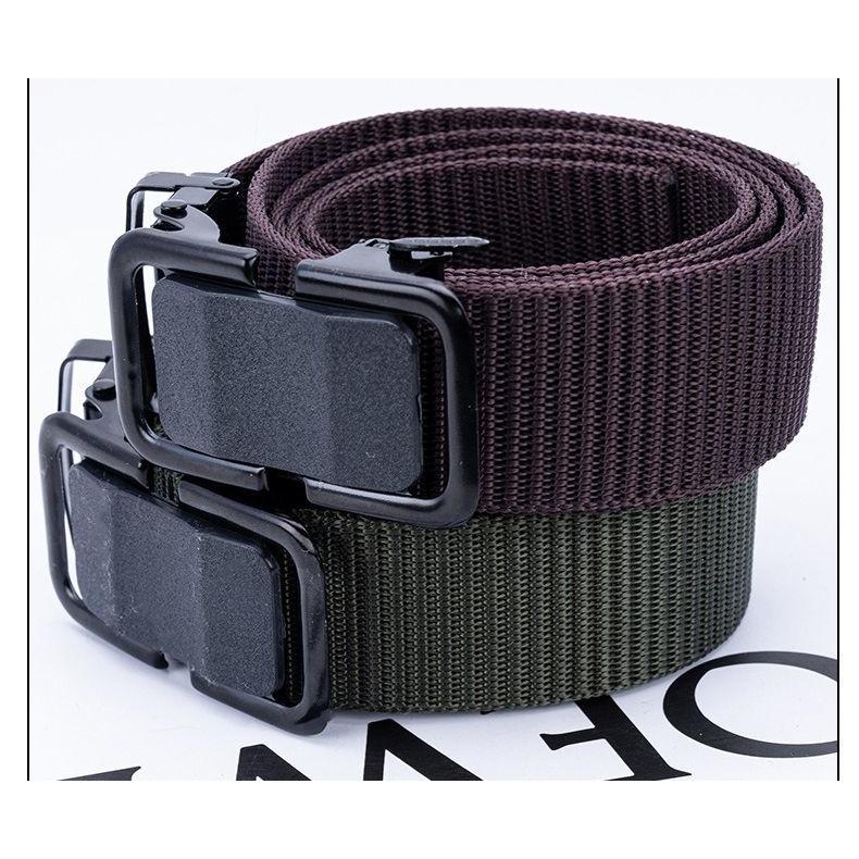 ベルト メンズ 男性用 穴なし 無段階調整 ガチャベルト 作業ベルト ワークベルト ナイロン 長さ調節可能 穴無し カジュアル おしゃれ アウトドア | plusnao | 02