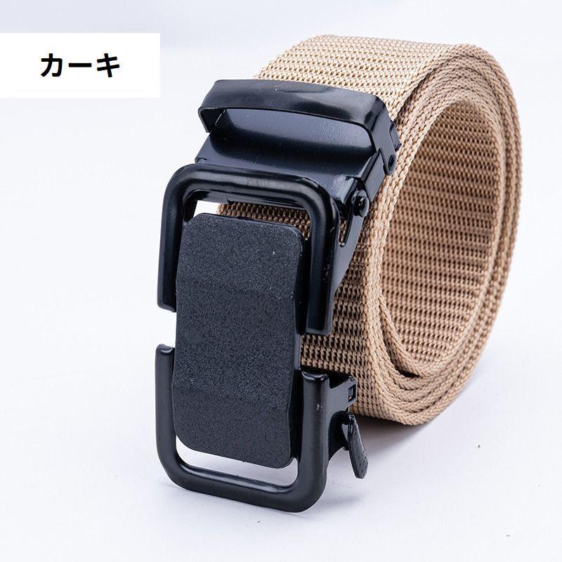 ベルト メンズ 男性用 穴なし 無段階調整 ガチャベルト 作業ベルト ワークベルト ナイロン 長さ調節可能 穴無し カジュアル おしゃれ アウトドア | plusnao | 08