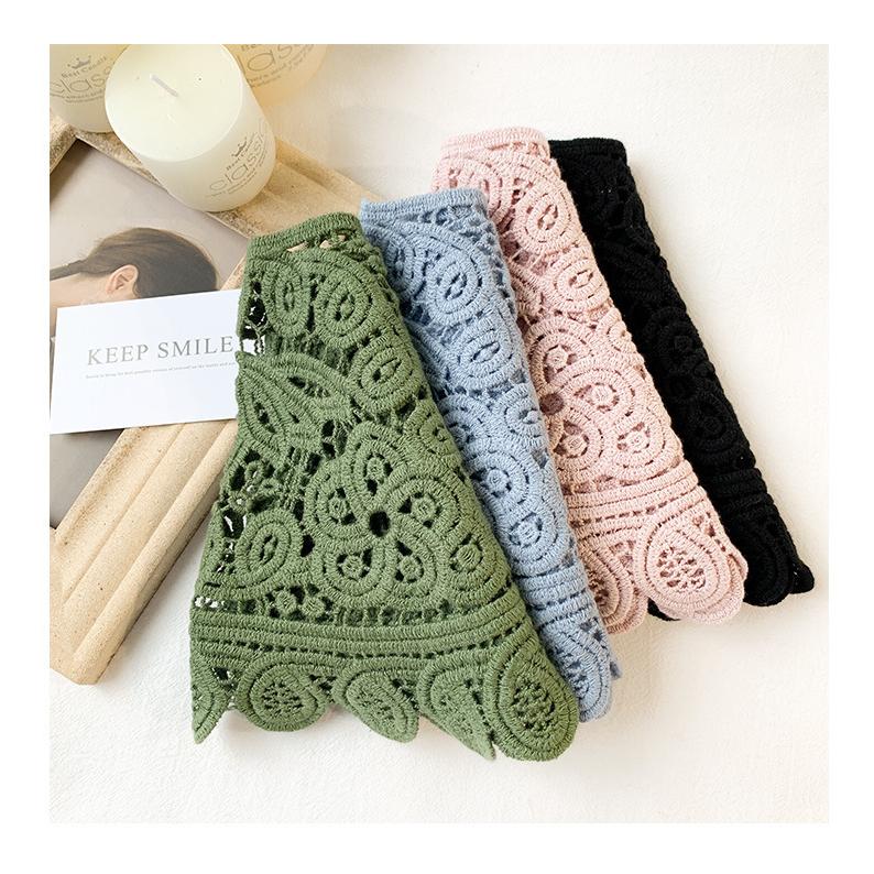 付け襟 つけ襟 レディース 女性 婦人 かぎ針編み レース羽織 ボレロ 透かし 重ね着風 おしゃれ かわいい カジュアル | plusnao | 07