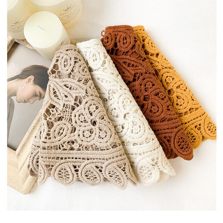 付け襟 つけ襟 レディース 女性 婦人 かぎ針編み レース羽織 ボレロ 透かし 重ね着風 おしゃれ かわいい カジュアル | plusnao | 08