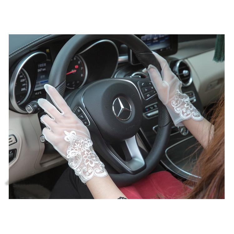 YUHAN WANG フローラルレースグローブ　黒 YUHAN WANG フローラルレースグローブ 黒 YUHAN WANG フローラル