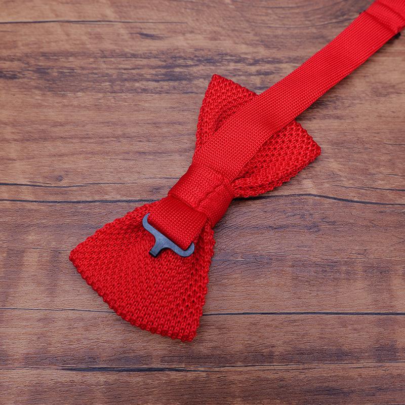 蝶ネクタイ ニットタイ メンズ レディース ジュニア ボウタイ カジュアル フォーマル シンプル リボン 結婚式 パーティー セレモニー イベント | plusnao | 07