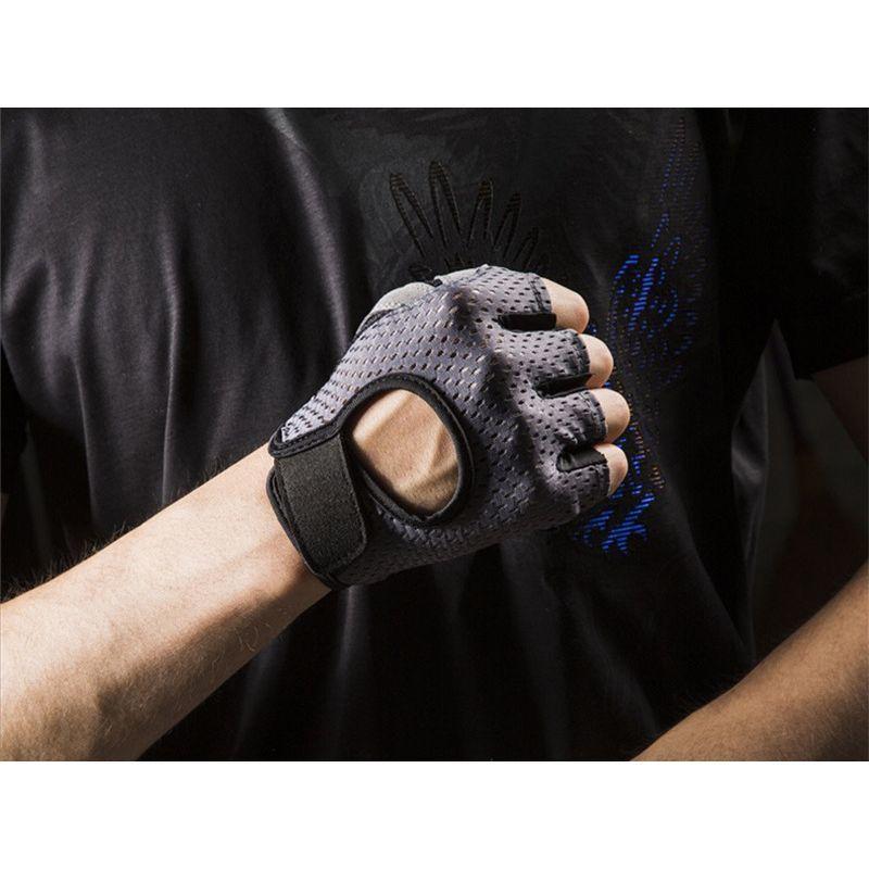 ハーフフィンガーグローブ 自転車 運転 サイクルグローブ サイクリング トレーニング フィットネス ドライビンググローブ 指なし 滑り止め オープンフ | ブランド登録なし | 01