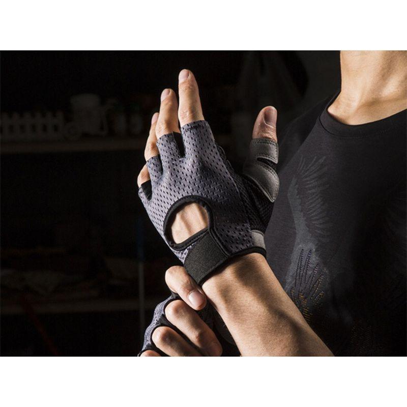 ハーフフィンガーグローブ 自転車 運転 サイクルグローブ サイクリング トレーニング フィットネス ドライビンググローブ 指なし 滑り止め オープンフ | ブランド登録なし | 02