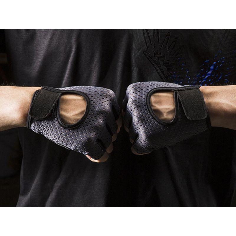 ハーフフィンガーグローブ 自転車 運転 サイクルグローブ サイクリング トレーニング フィットネス ドライビンググローブ 指なし 滑り止め オープンフ | ブランド登録なし | 03