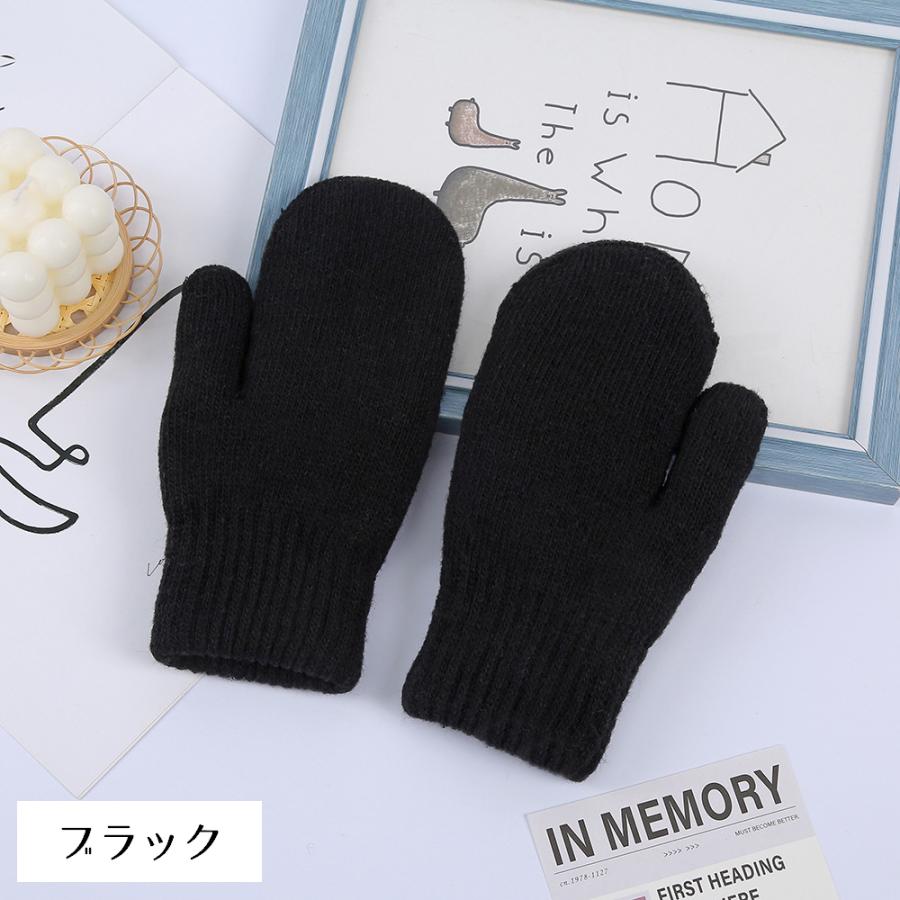 plusnao（プラスナオ） 手袋 ミトン グローブ 手ぶくろ 裏起毛 裏ボア