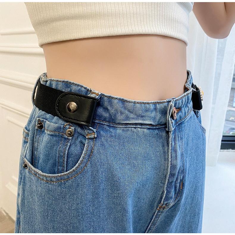 ゴムベルト ループフックベルト レディース 女性 ベルト 調節可能
