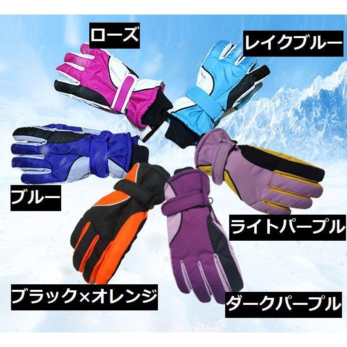 手袋 グローブ スキー スノボ レディース 5本指 滑り止め 防水 裏起毛 厚手 保温 防寒 防風 スポーツ アウトドア 冬 雪 | ブランド登録なし | 14