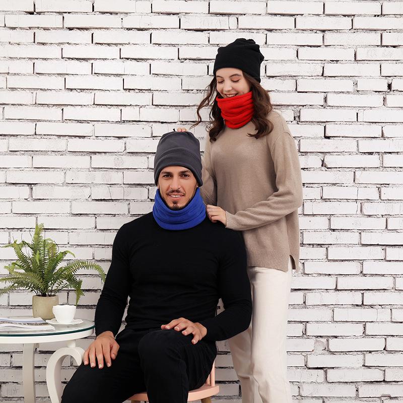 ネックウォーマー フェイスマスク 裏起毛 首 顔 ガード カバー サイズ調節 保温 防寒 暖かい あったか 冬 通学 出勤 スキー ウォーキング ラン | plusnao | 01