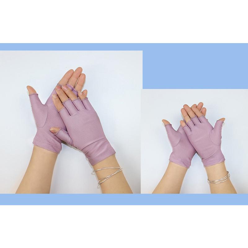 plusnao（プラスナオ） 手袋 グローブ 指抜き 指なし レディース