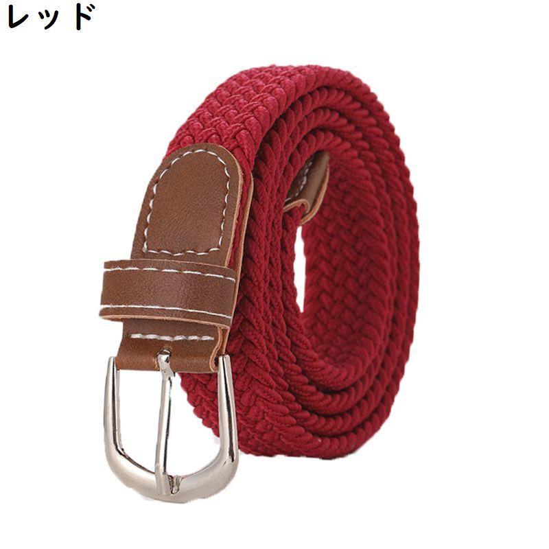 メッシュベルト メンズ レディース キャンバス バックル 編み込み ウエストマーク カジュアル ピンバックル ファッションベルト | plusnao | 12