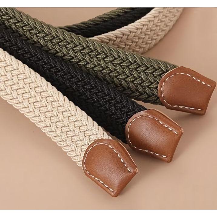 メッシュベルト メンズ レディース キャンバス バックル 編み込み ウエストマーク カジュアル ピンバックル ファッションベルト | plusnao | 18