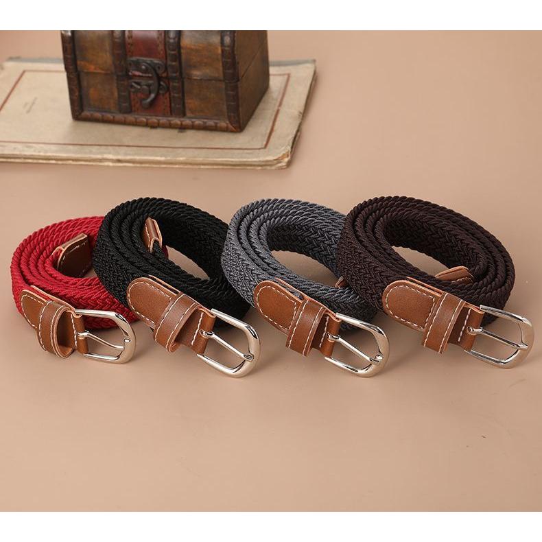 メッシュベルト メンズ レディース キャンバス バックル 編み込み ウエストマーク カジュアル ピンバックル ファッションベルト | plusnao | 03