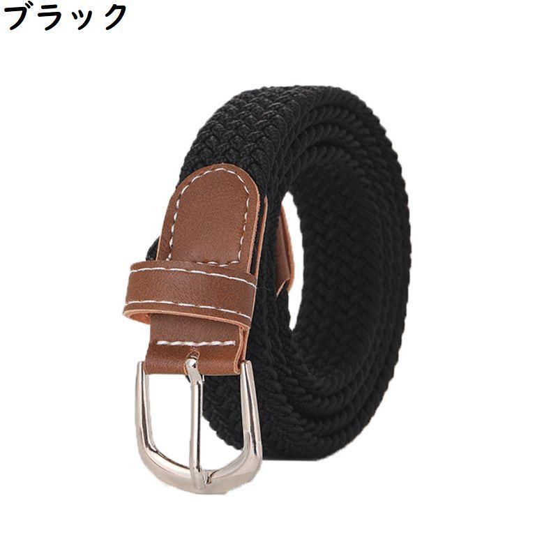 メッシュベルト メンズ レディース キャンバス バックル 編み込み ウエストマーク カジュアル ピンバックル ファッションベルト | plusnao | 06