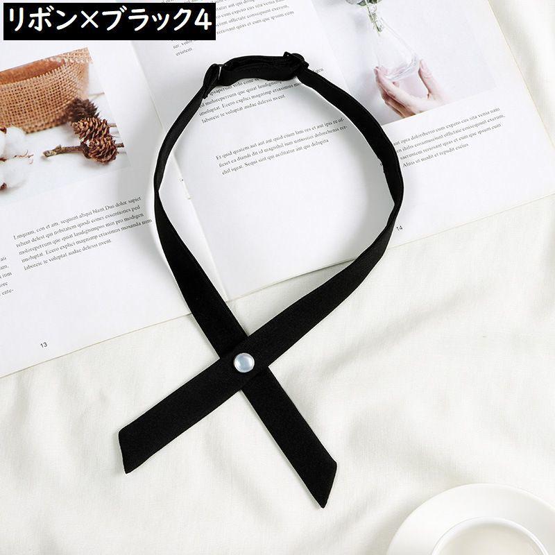 スクールネクタイ クイックネクタイ 制服リボン 蝶ネクタイ レディース メンズ ワンタッチ 学生服 セーラー服 女子高生コスプレ | plusnao | 12