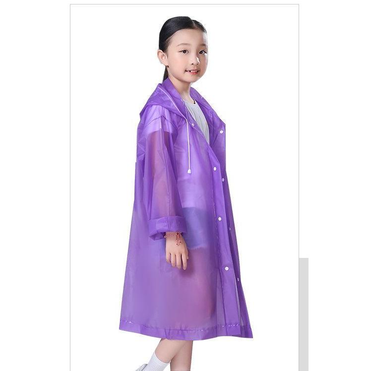 New限定品 レインコート 雨ガッパ キッズ ジュニア 子ども用 子供服 女の子 長袖 長め スナップボタン フード付き 透け感 無地 単色 シンプル かわいい 防 Baruun Urt Su Gov Mn