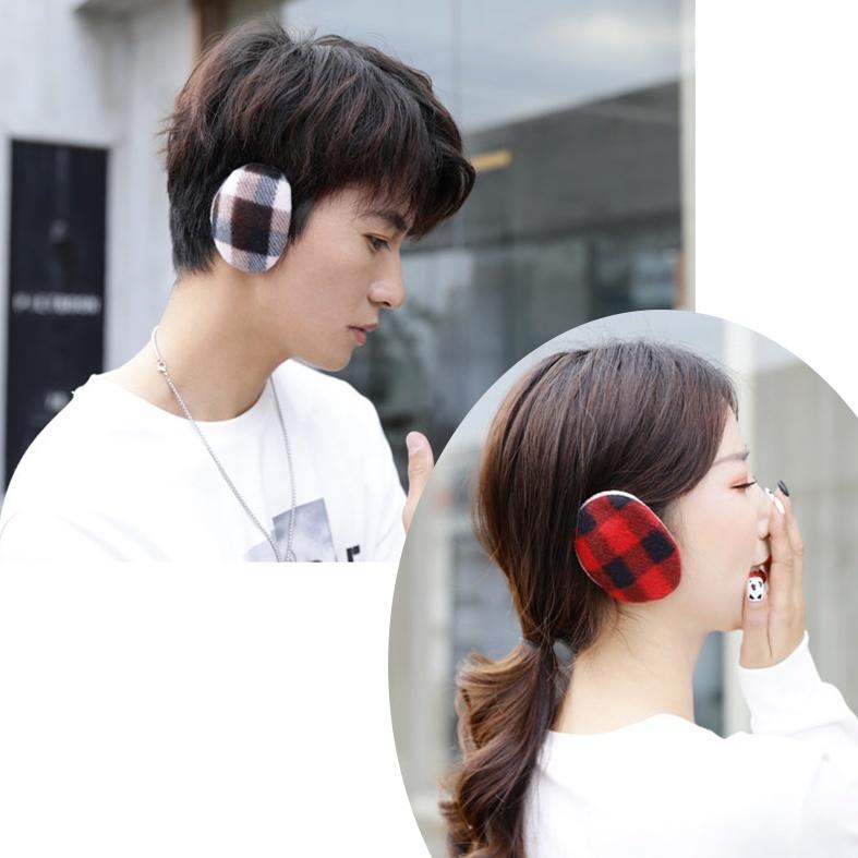 耳あて イヤーマフ 耳カバー レディース メンズ 男女兼用 イヤーウォーマー 防寒具 あったか 暖かい コンパクト シンプル 耳袋 フレームレス 保温 | plusnao | 04