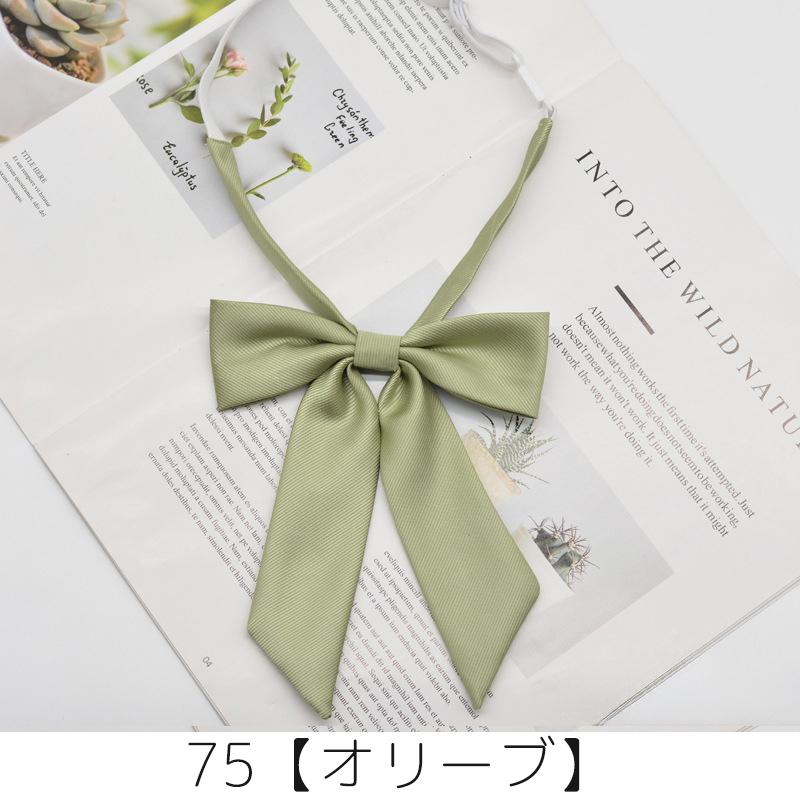 スクールリボン 制服リボン リボンタイ ボウタイ プレタイ 蝶ネクタイ レディース チェック柄 ワンタッチ コスプレ 学生服 制服 かわいい おしゃれ | plusnao | 10