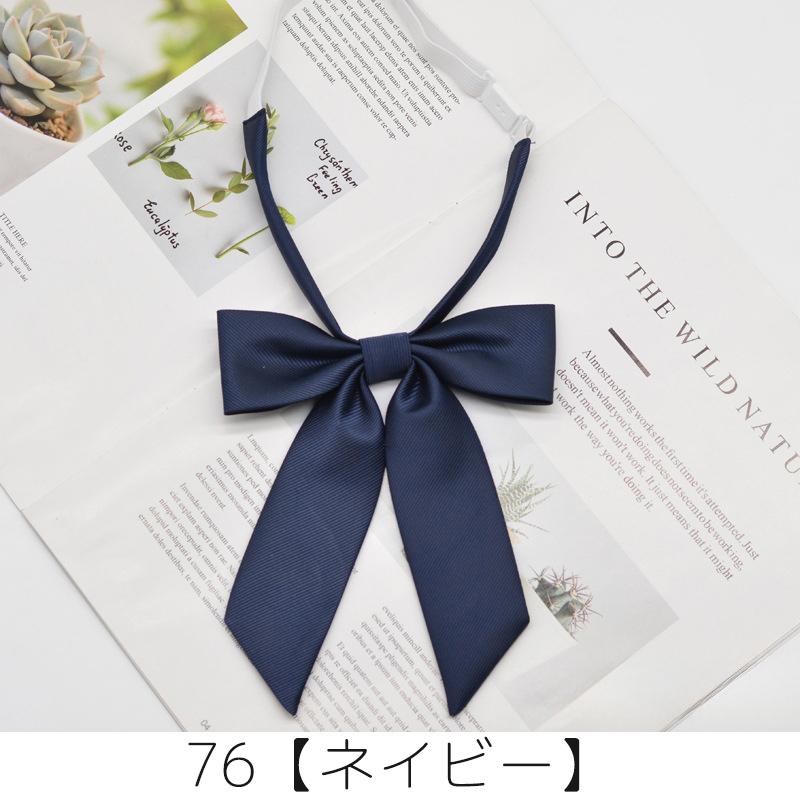 スクールリボン 制服リボン リボンタイ ボウタイ プレタイ 蝶ネクタイ レディース チェック柄 ワンタッチ コスプレ 学生服 制服 かわいい おしゃれ | plusnao | 11